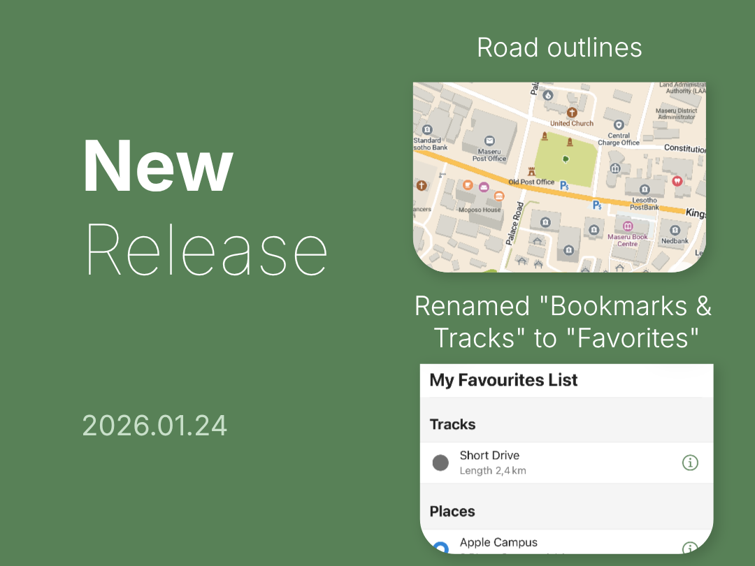 a sharepic showing screenshots of the new features